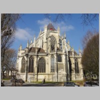 Beauvais, église Saint-Étienne, photo Pierre Poschadel, Wikipedia, chevet.JPG