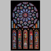 Chartres, photo PtrQs, north, Wikipedia.jpg