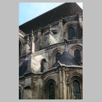Noyon, Kathedrale, Chor,  Blick von SO,   Foto Heinz Theuerkauf.jpg