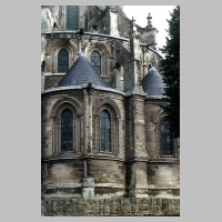 Noyon, Kathedrale, Chor, Blick von SO,  Foto Heinz Theuerkauf.jpg