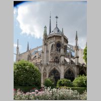 Paris, Cathédrale, photo mcid.mcah.columbia.edu, chevet from south east,2.png
