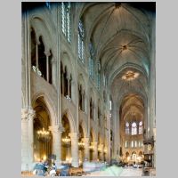 Paris, Cathédrale, photo mcid.mcah.columbia.edu, nave looking northeast.png