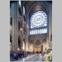 Paris, Cathédrale, photo mcid.mcah.columbia.edu, north transept looking northwest.png