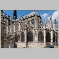 Paris, Cathédrale, photo mcid.mcah.columbia.edu, southeast chevet elevation.png