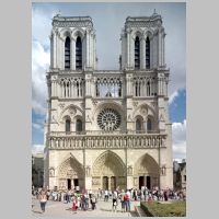 Paris, Cathédrale, photo mcid.mcah.columbia.edu, western frontispiece.png