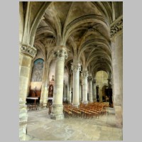 Cathédrale Saint-Maclou de Pontoise, photo Pierre Poschadel, Wikipedia, Les deux collatéraux du nord.jpg